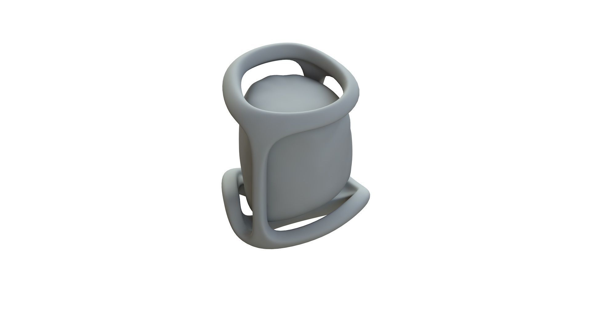SciFi Shape Object Low Poly 19 Low-poly 3D model_13