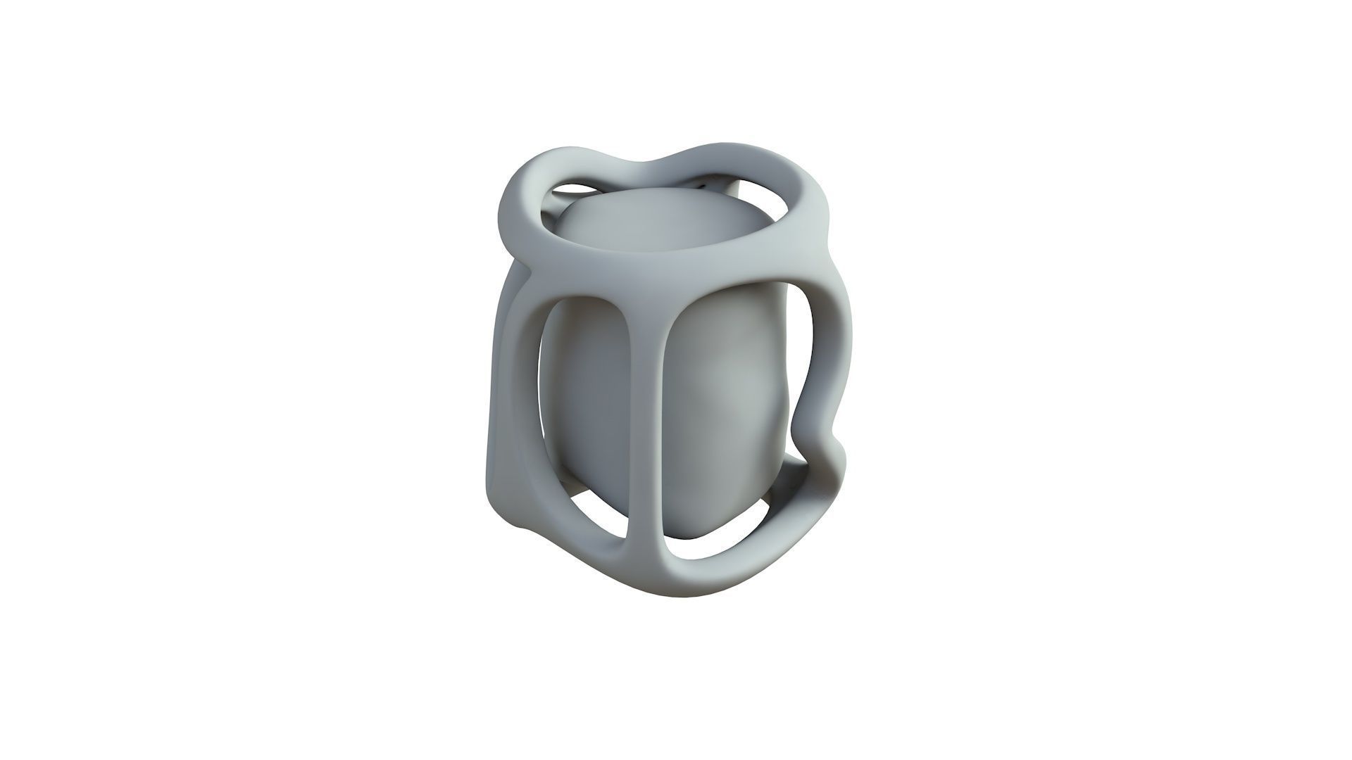 SciFi Shape Object Low Poly 18 Low-poly 3D model_6