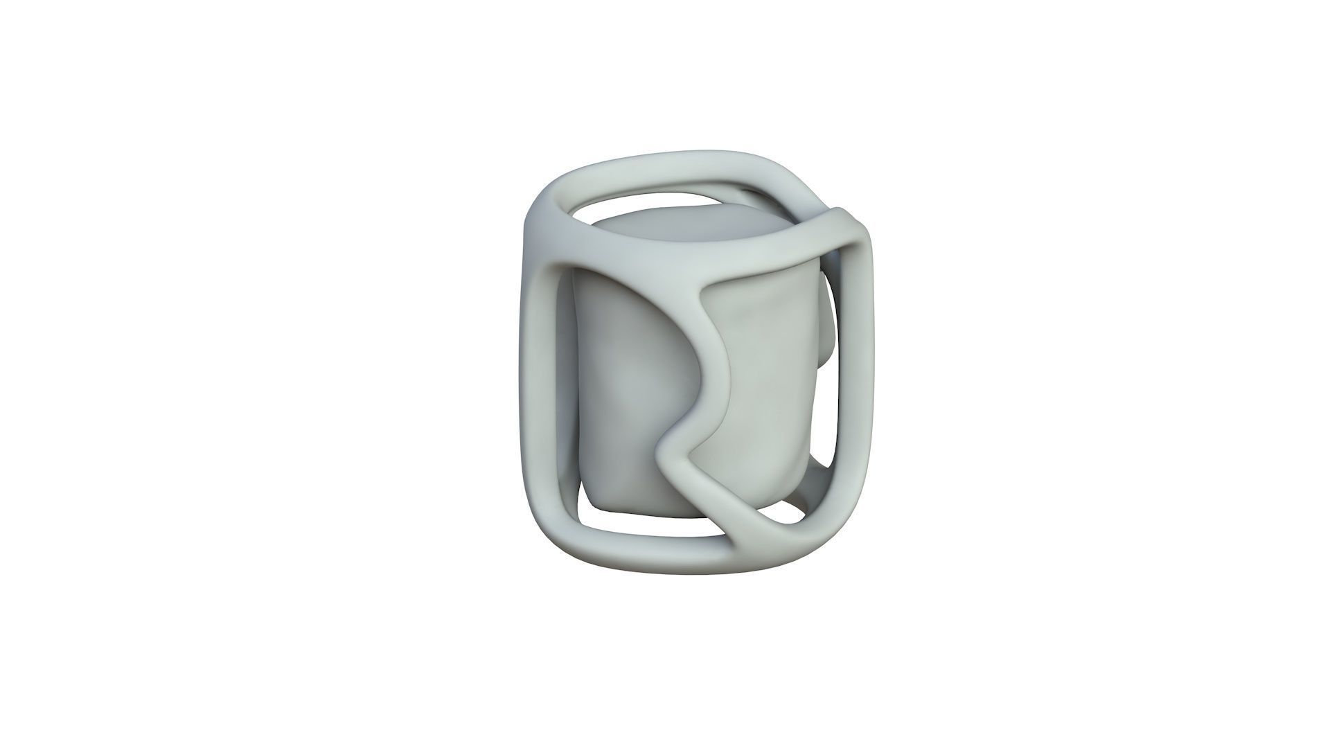 SciFi Shape Object Low Poly 18 Low-poly 3D model_3