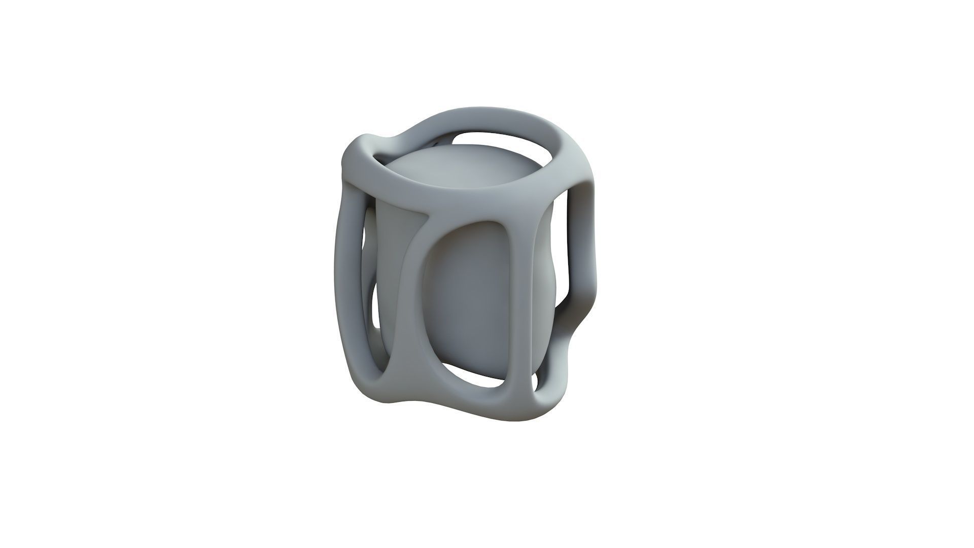 SciFi Shape Object Low Poly 18 Low-poly 3D model_8
