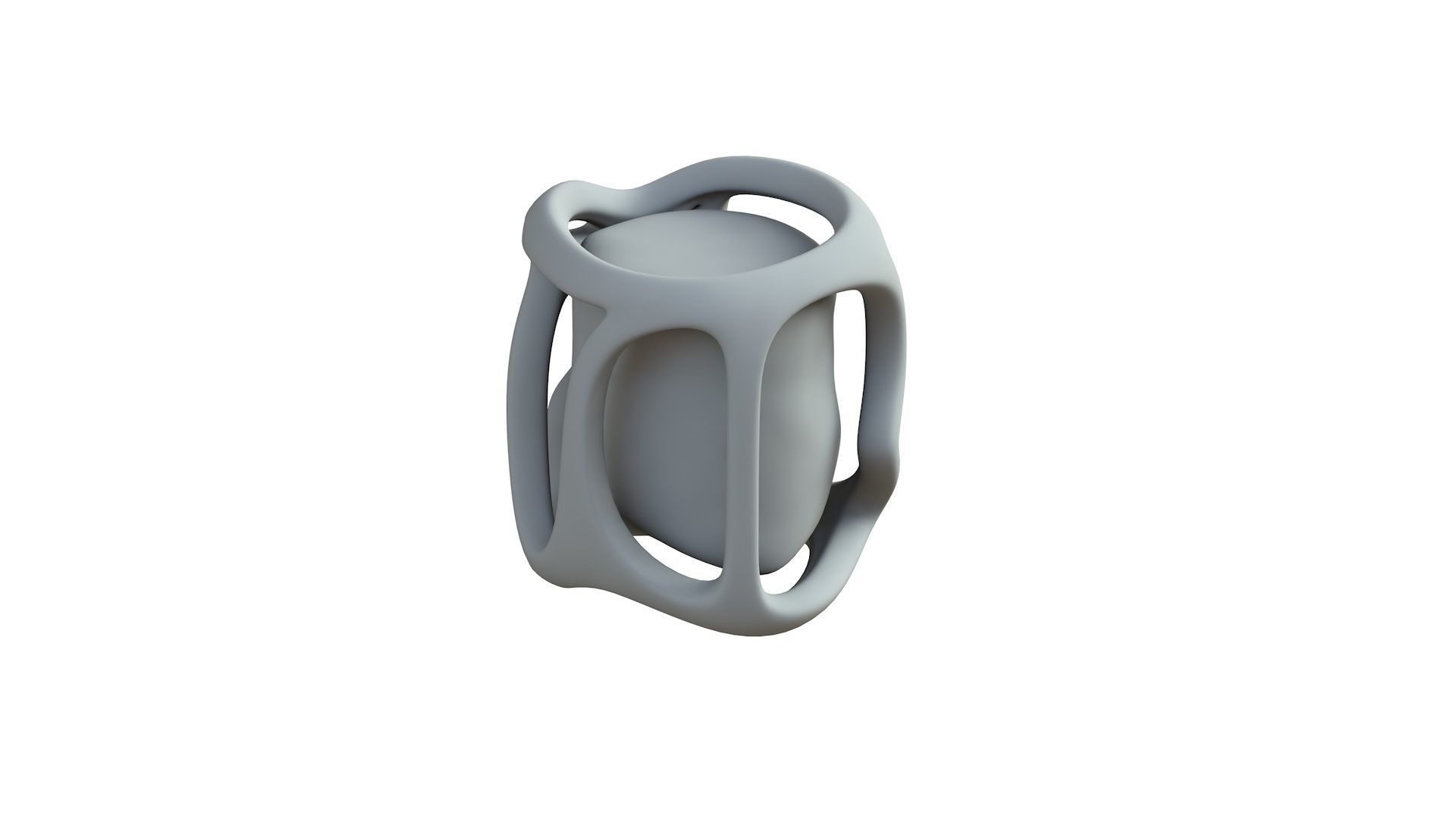 SciFi Shape Object Low Poly 18 Low-poly 3D model_7