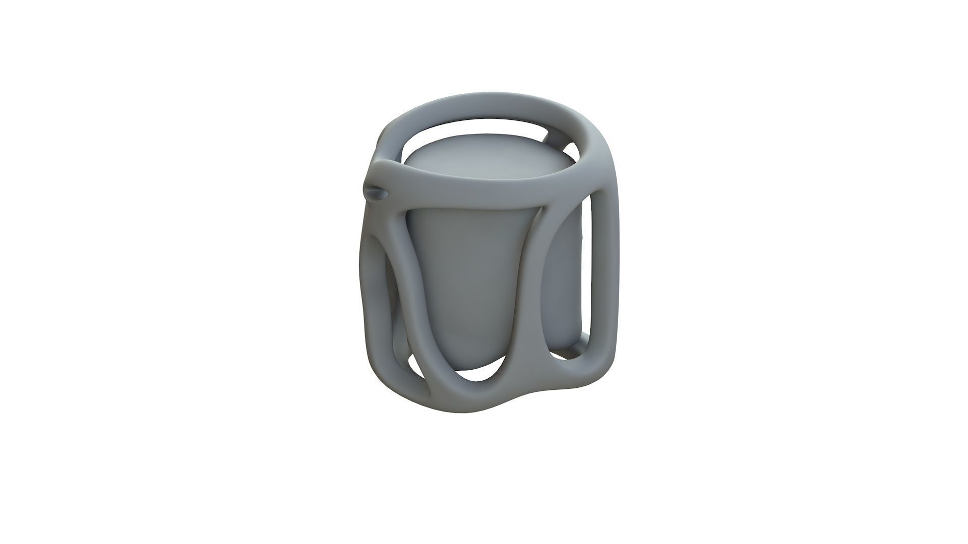 SciFi Shape Object Low Poly 18 Low-poly 3D model_11
