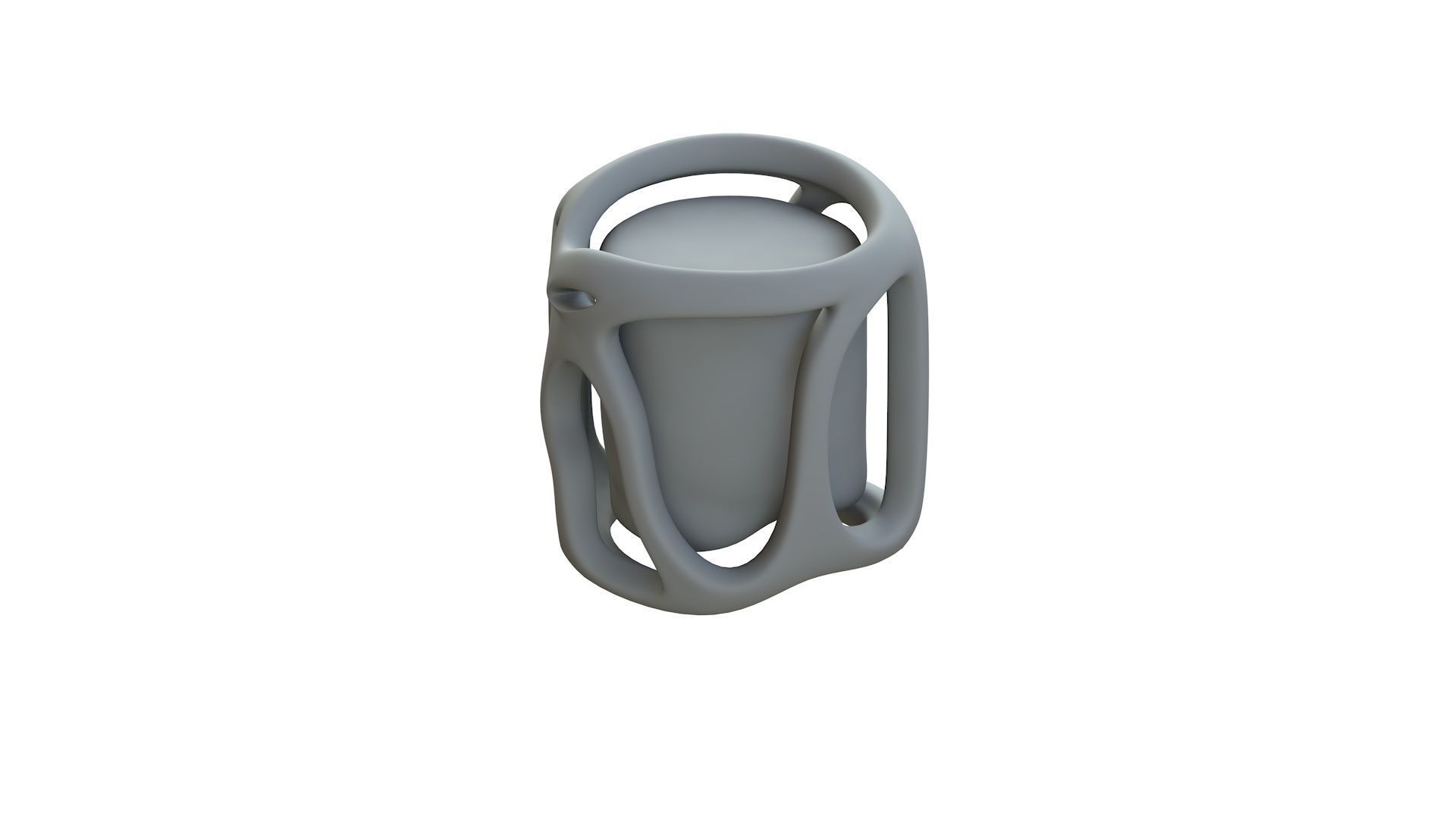 SciFi Shape Object Low Poly 18 Low-poly 3D model_12