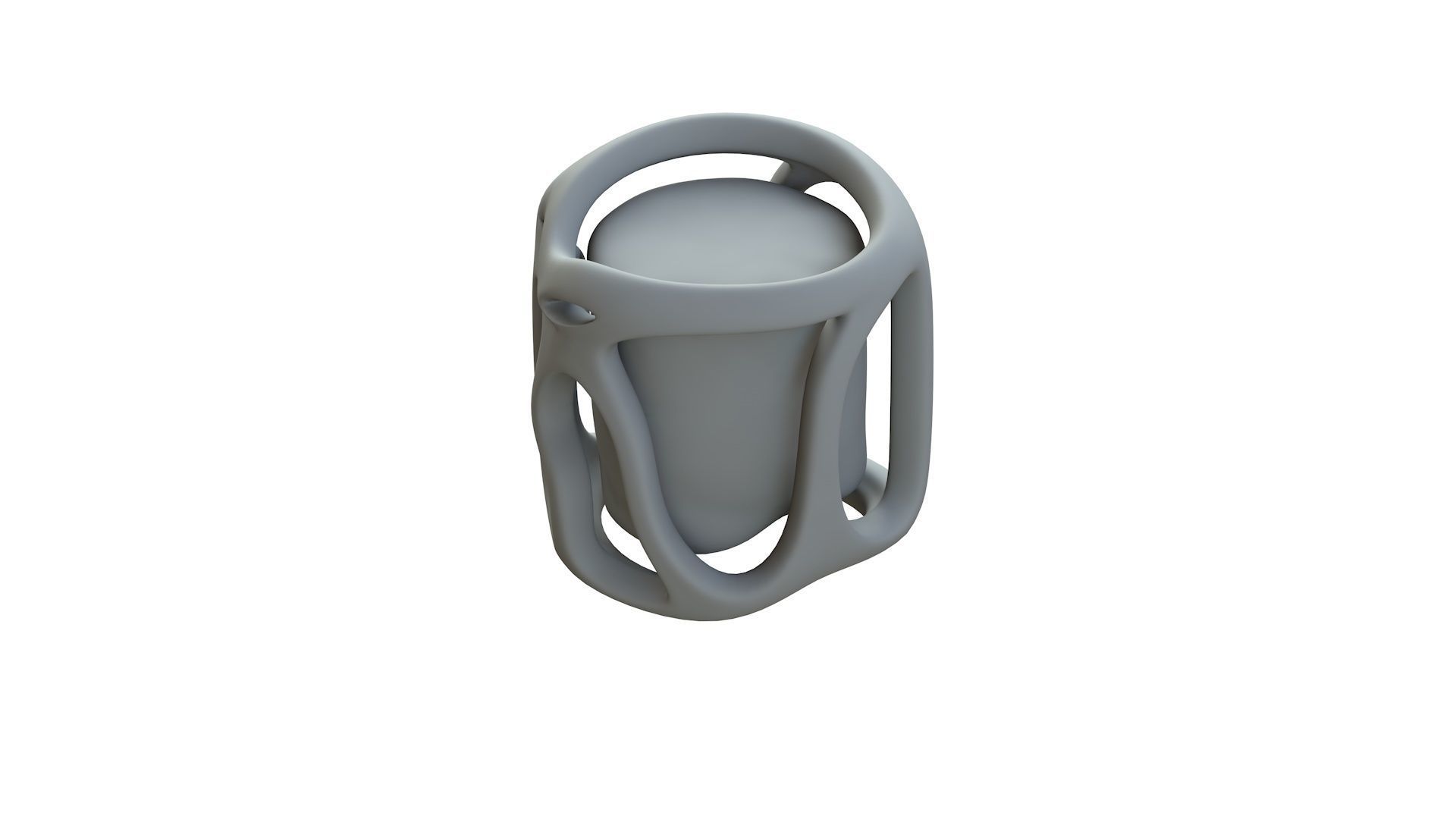 SciFi Shape Object Low Poly 18 Low-poly 3D model_13