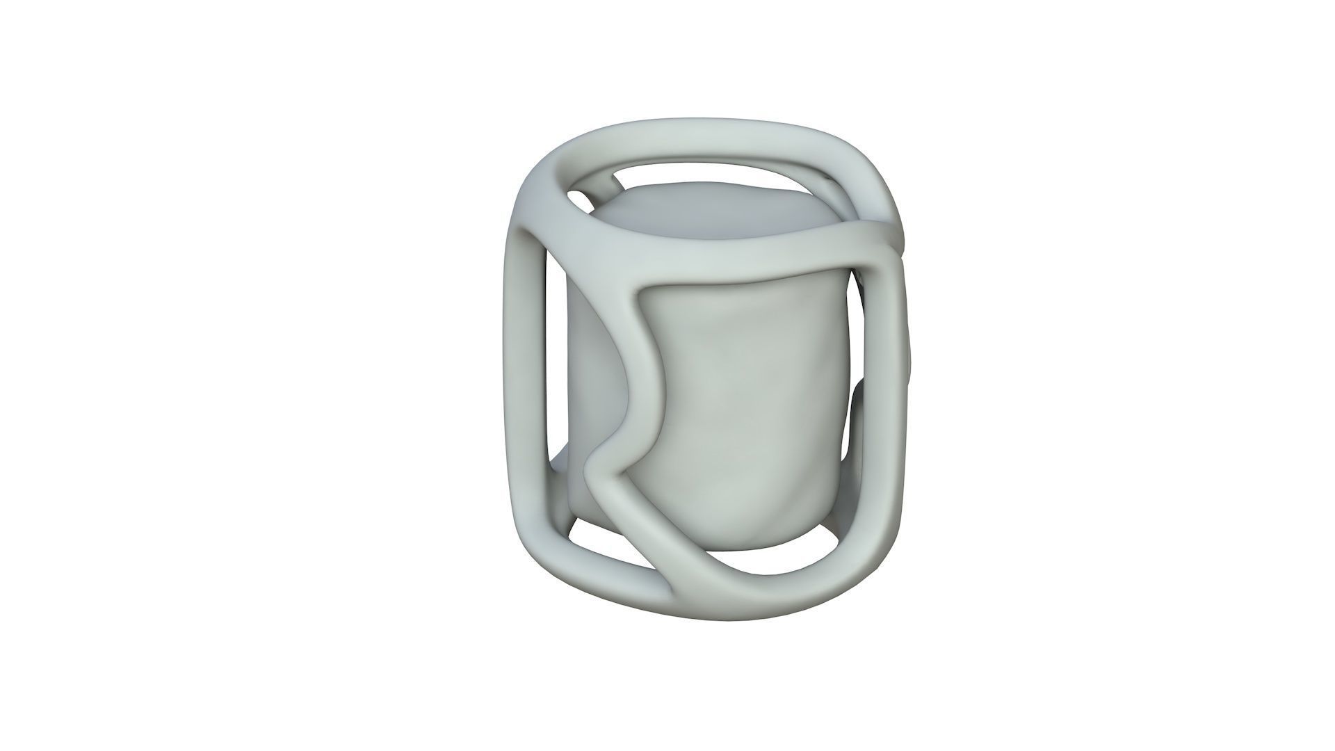 SciFi Shape Object Low Poly 18 Low-poly 3D model_2