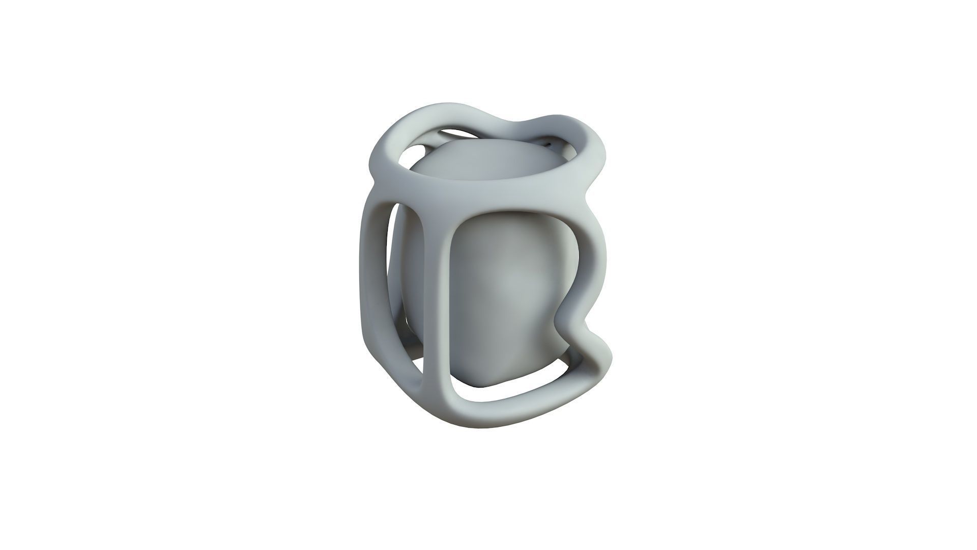 SciFi Shape Object Low Poly 18 Low-poly 3D model_5