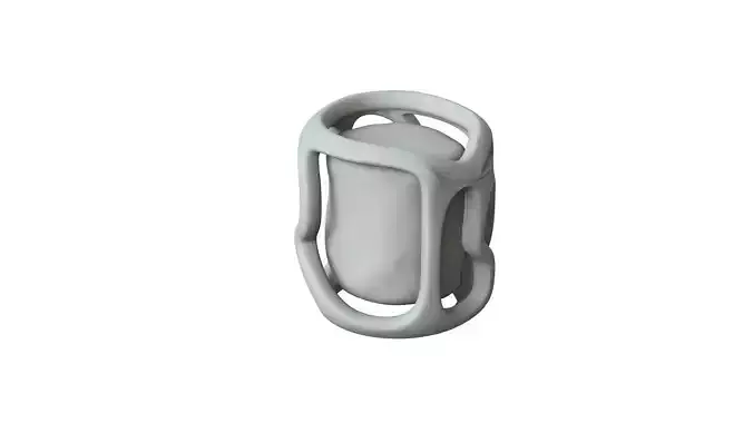 SciFi Shape Object Low Poly 18 Low-poly 3D model