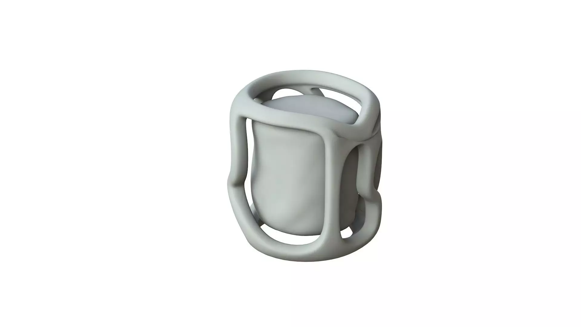 SciFi Shape Object Low Poly 18 Low-poly 3D model_0