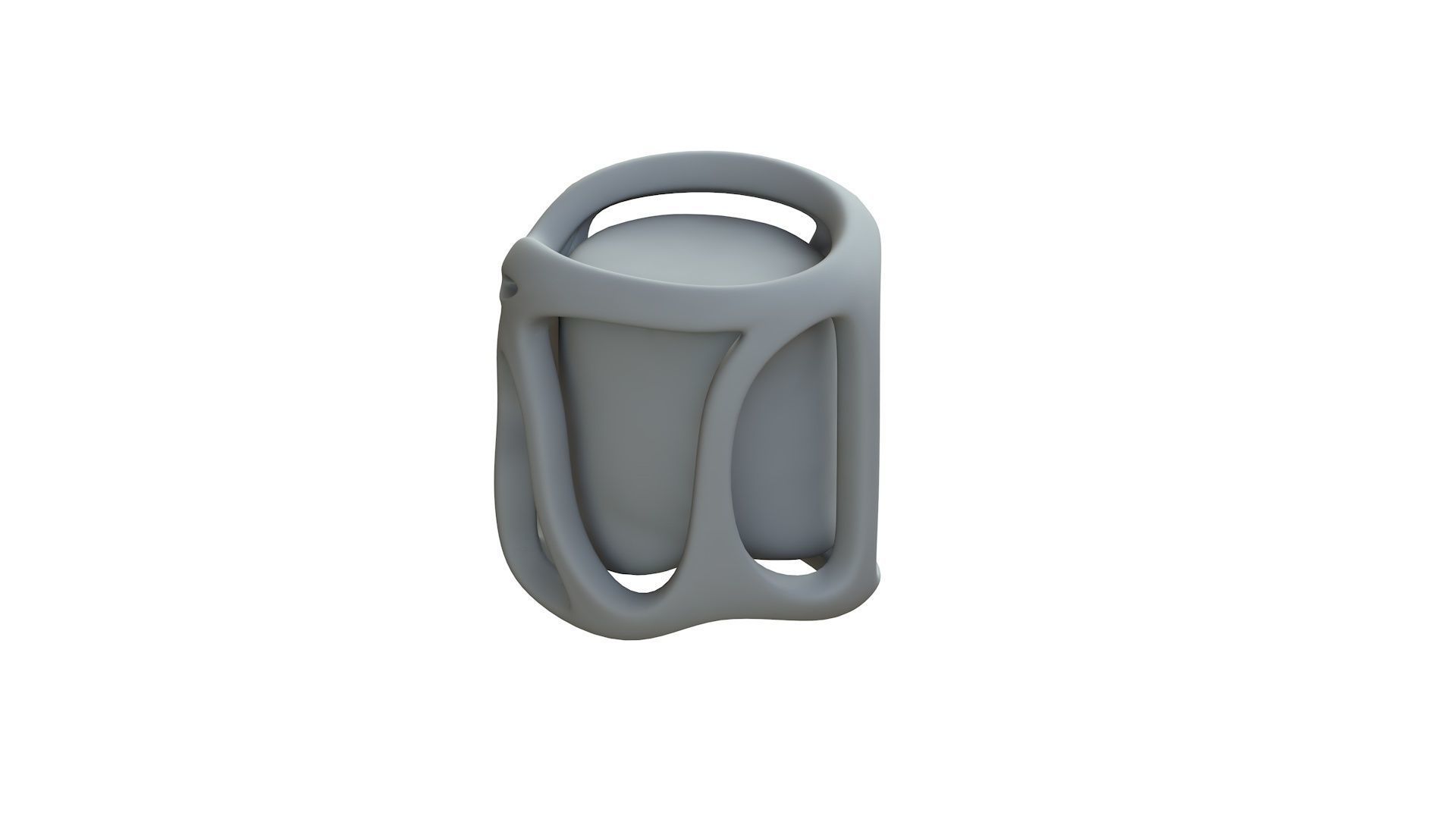 SciFi Shape Object Low Poly 18 Low-poly 3D model_10