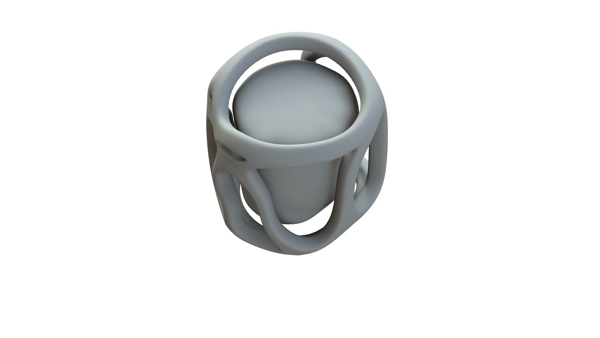 SciFi Shape Object Low Poly 18 Low-poly 3D model_17