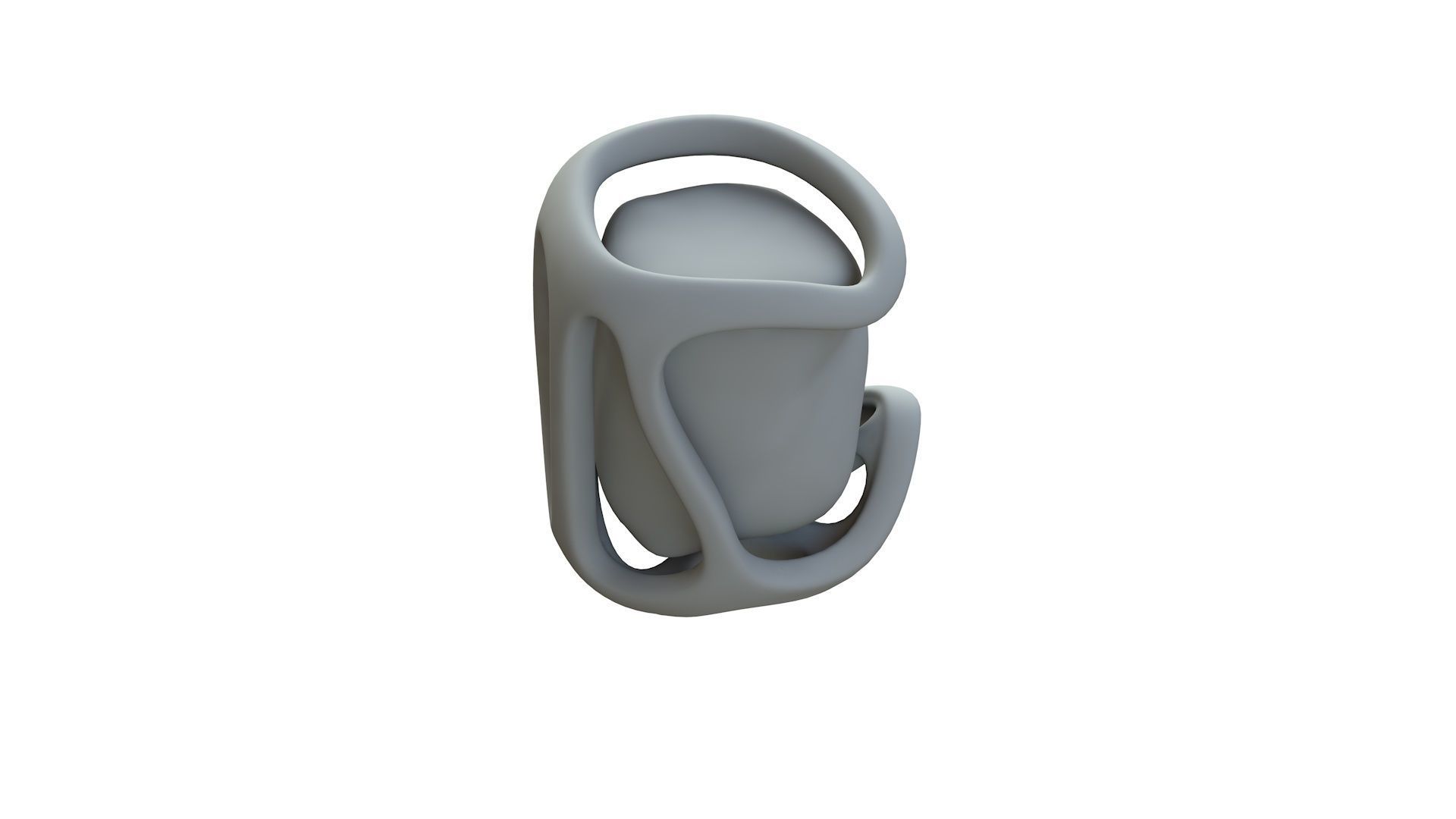 SciFi Shape Object Low Poly 17 Low-poly 3D model_13