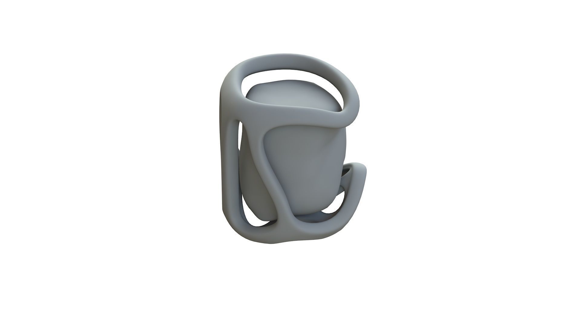 SciFi Shape Object Low Poly 17 Low-poly 3D model_12