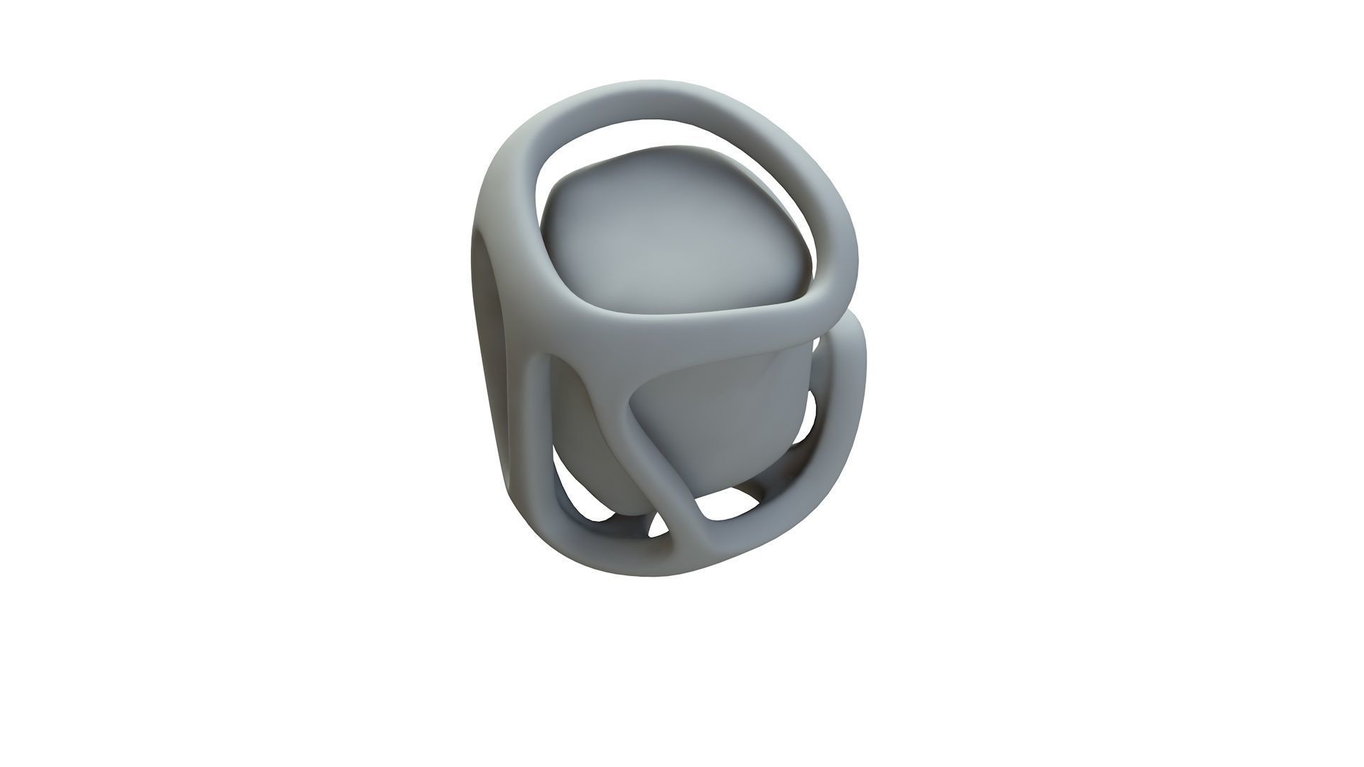 SciFi Shape Object Low Poly 17 Low-poly 3D model_15