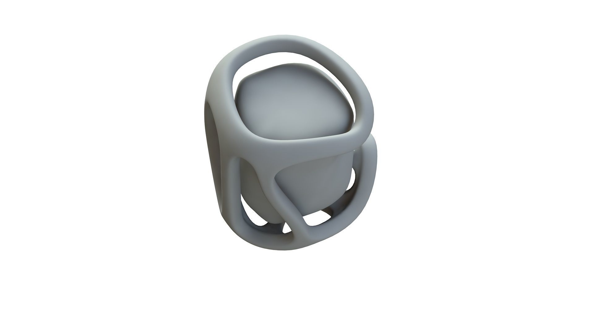 SciFi Shape Object Low Poly 17 Low-poly 3D model_16