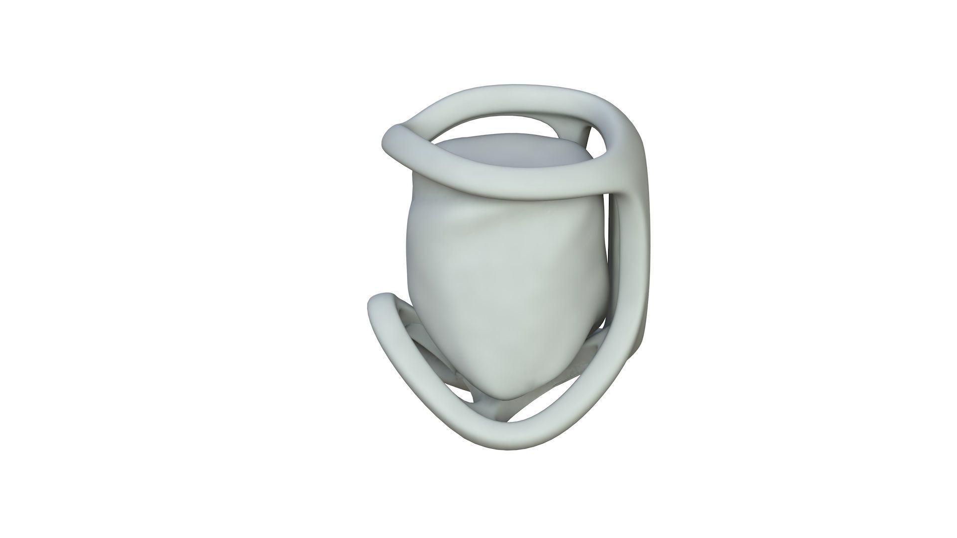 SciFi Shape Object Low Poly 17 Low-poly 3D model_2