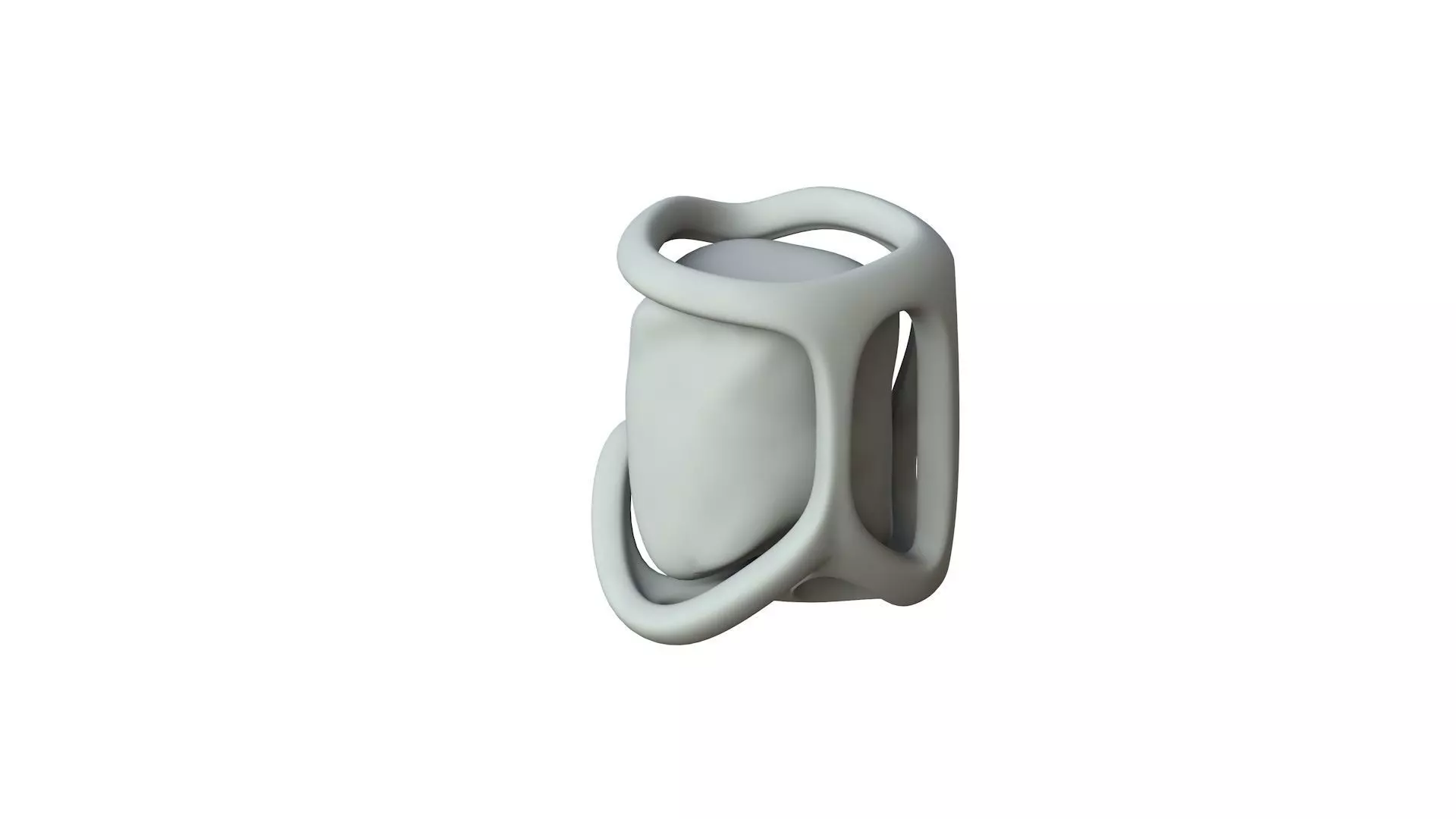 SciFi Shape Object Low Poly 17 Low-poly 3D model_0