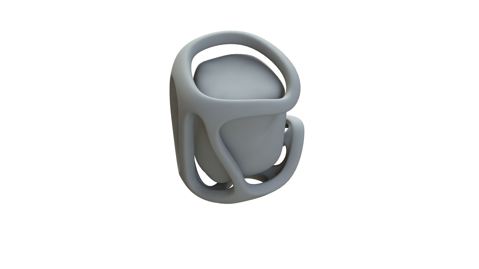 SciFi Shape Object Low Poly 17 Low-poly 3D model_14