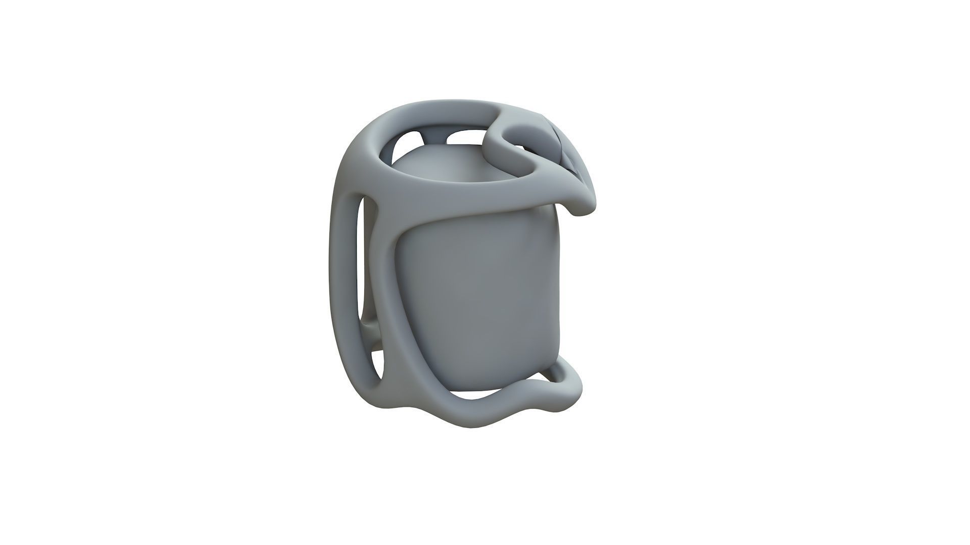 SciFi Shape Object Low Poly 16 Low-poly 3D model_10