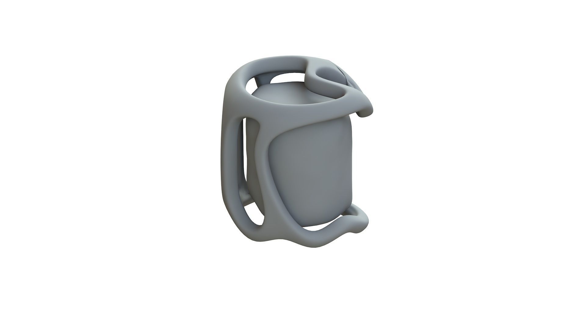 SciFi Shape Object Low Poly 16 Low-poly 3D model_11