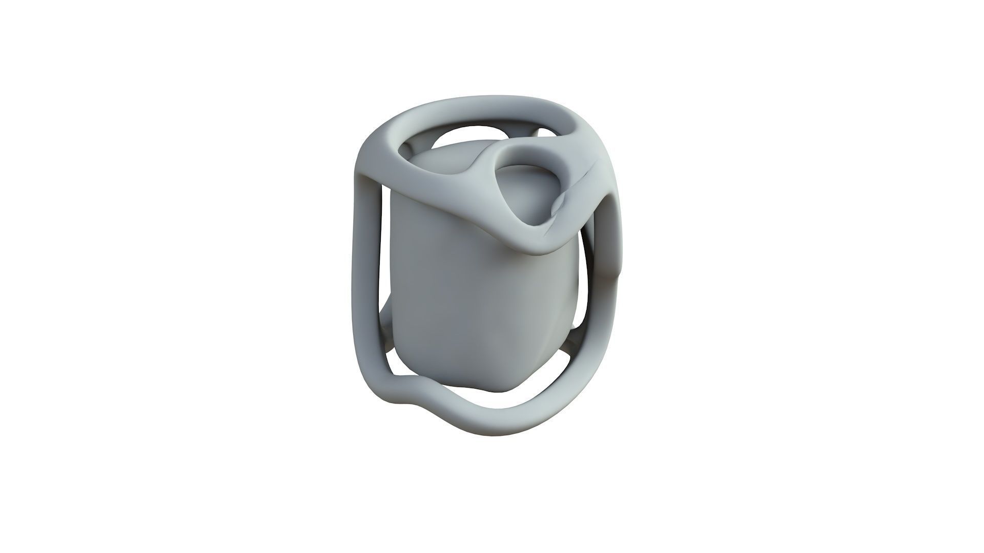 SciFi Shape Object Low Poly 16 Low-poly 3D model_6