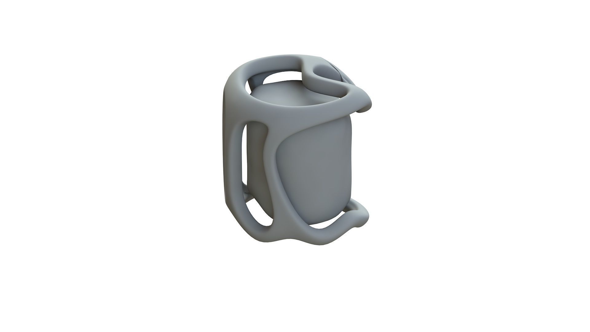 SciFi Shape Object Low Poly 16 Low-poly 3D model_12