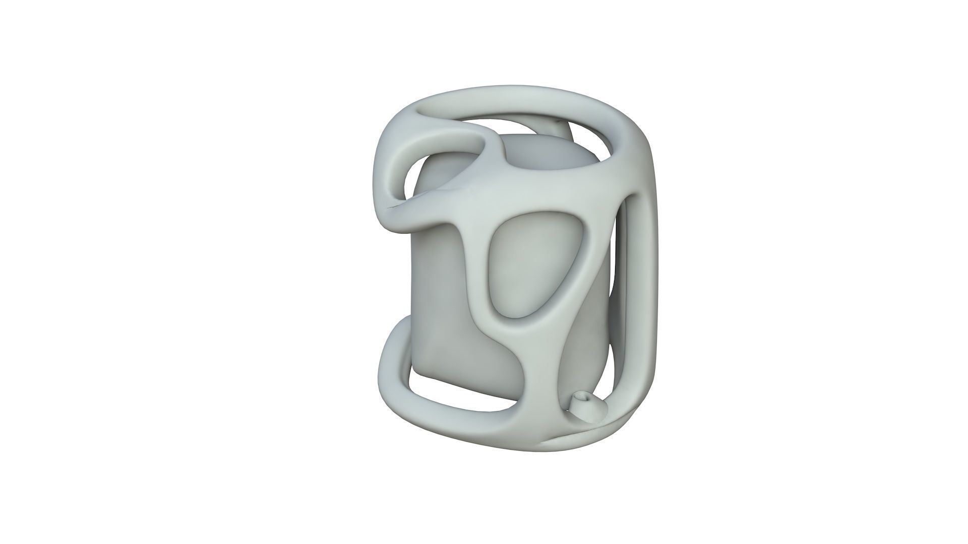 SciFi Shape Object Low Poly 16 Low-poly 3D model_2