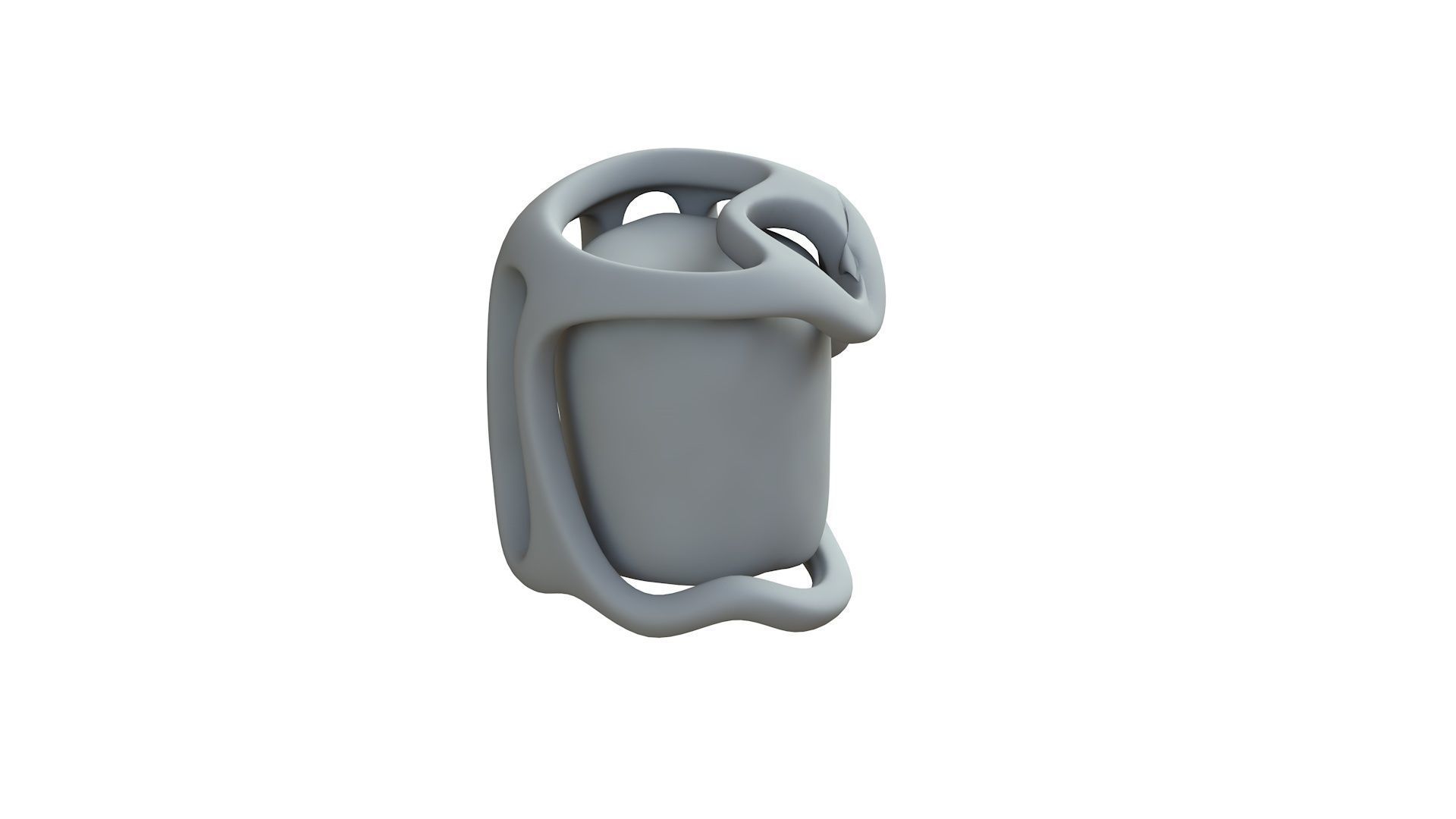 SciFi Shape Object Low Poly 16 Low-poly 3D model_9