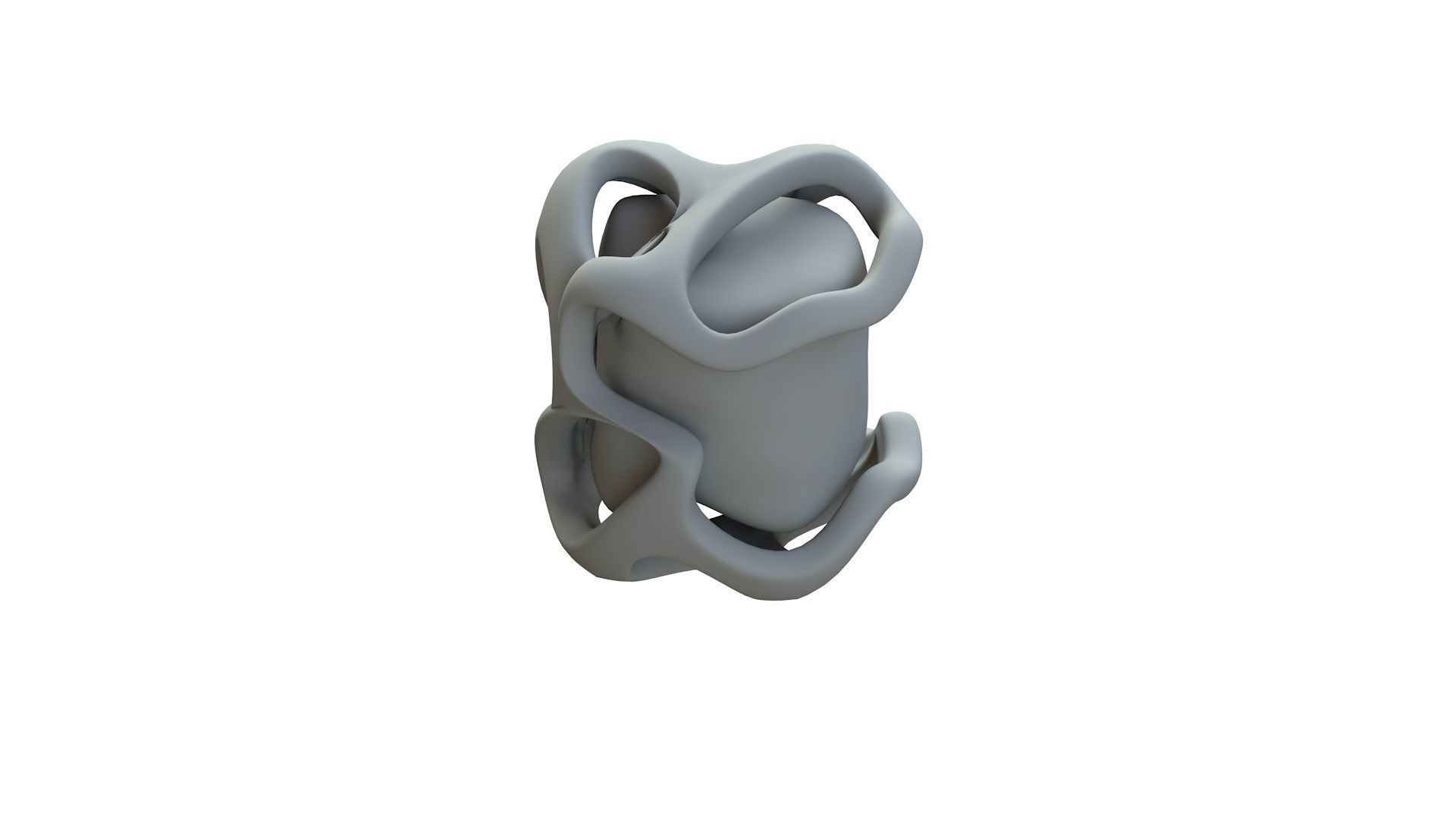 SciFi Shape Object Low Poly 15 Low-poly 3D model_13