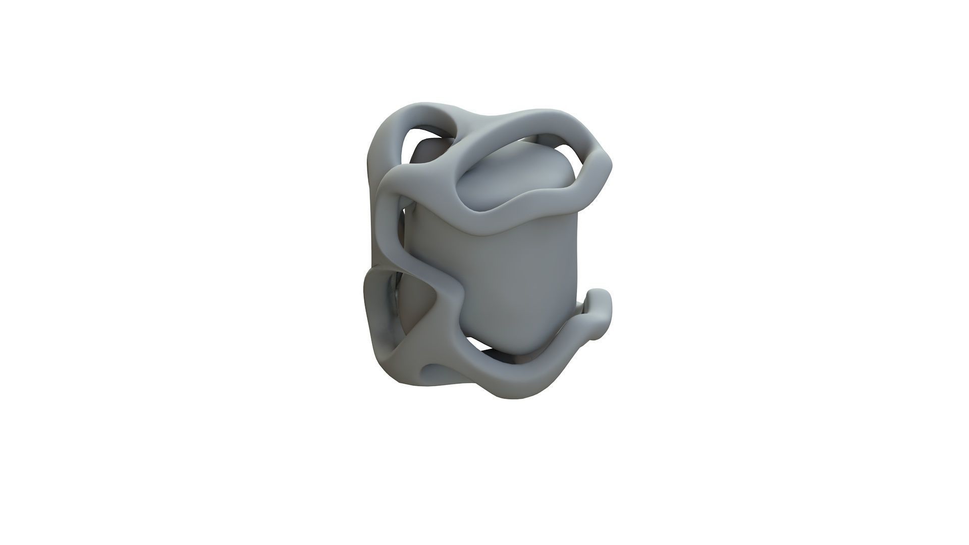 SciFi Shape Object Low Poly 15 Low-poly 3D model_12