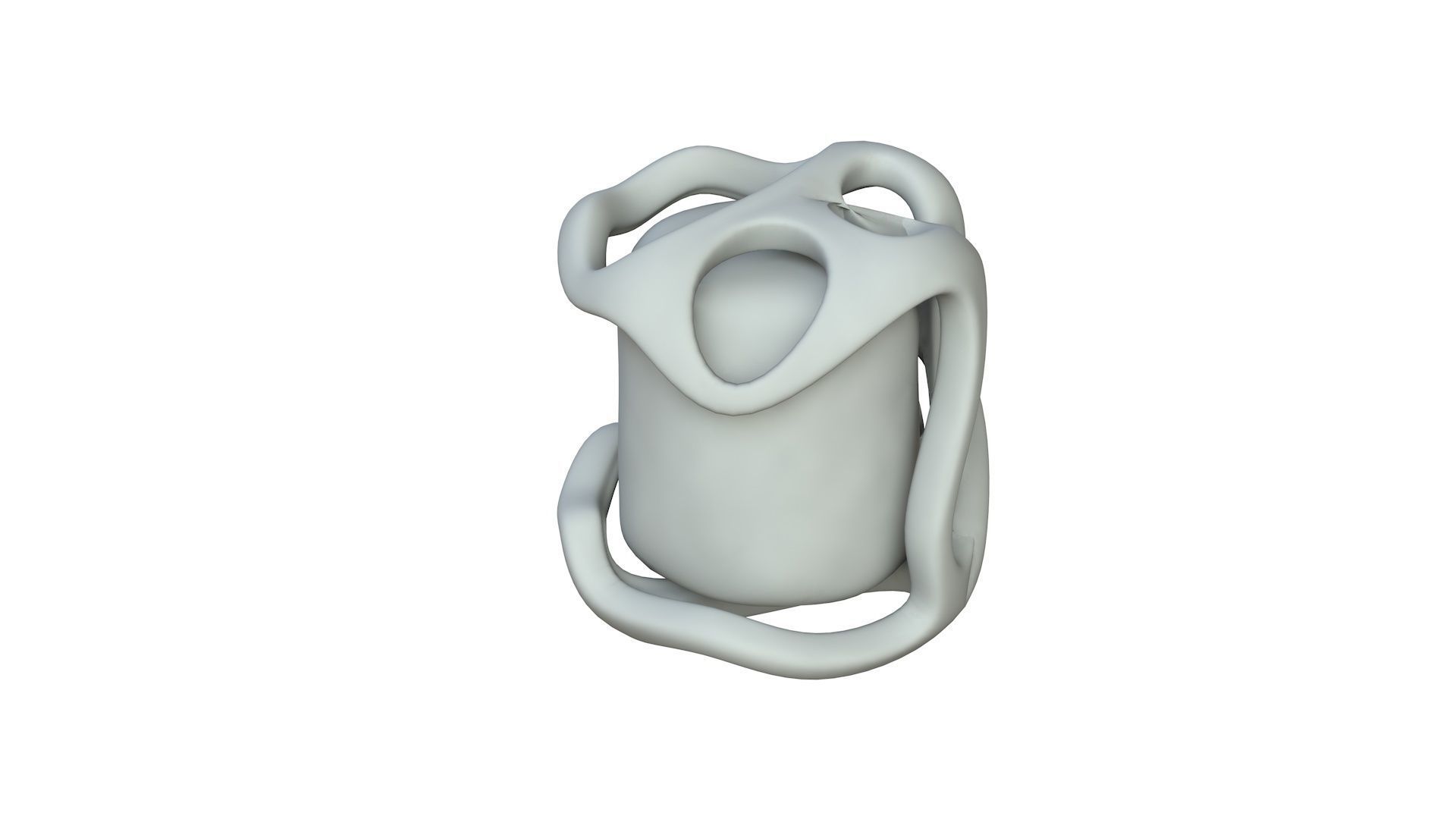 SciFi Shape Object Low Poly 15 Low-poly 3D model_2