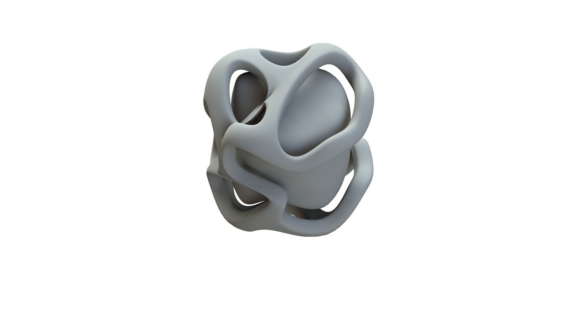SciFi Shape Object Low Poly 15 Low-poly 3D model_15