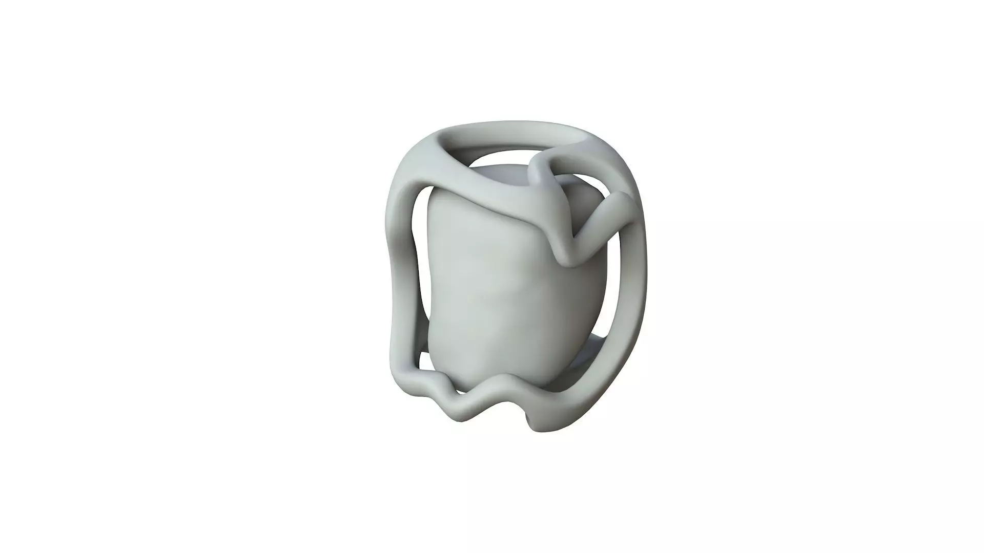 SciFi Shape Object Low Poly 14 Low-poly 3D model_0