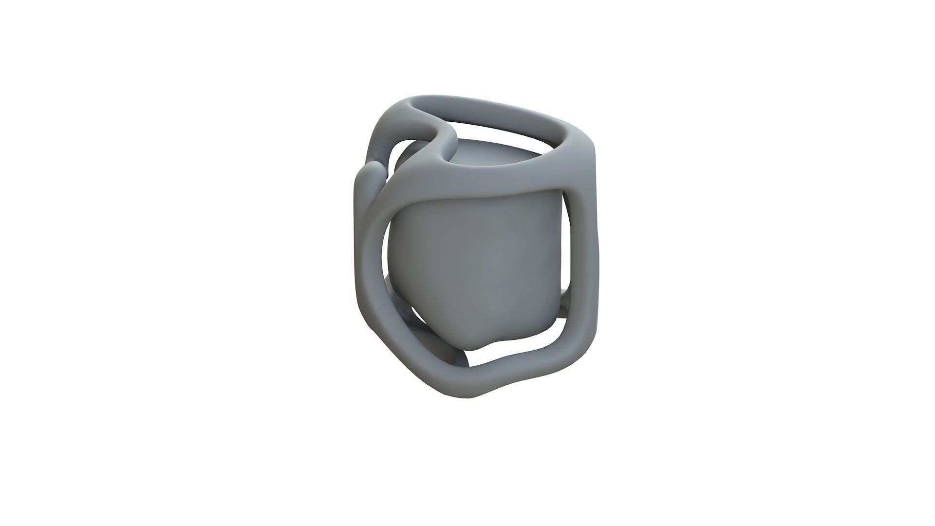 SciFi Shape Object Low Poly 14 Low-poly 3D model_11