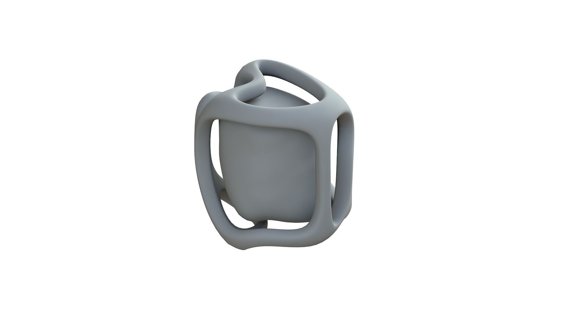 SciFi Shape Object Low Poly 14 Low-poly 3D model_9