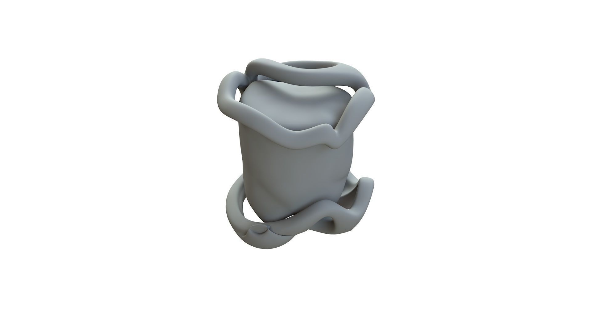 SciFi Shape Object Low Poly 13 Low-poly 3D model_13