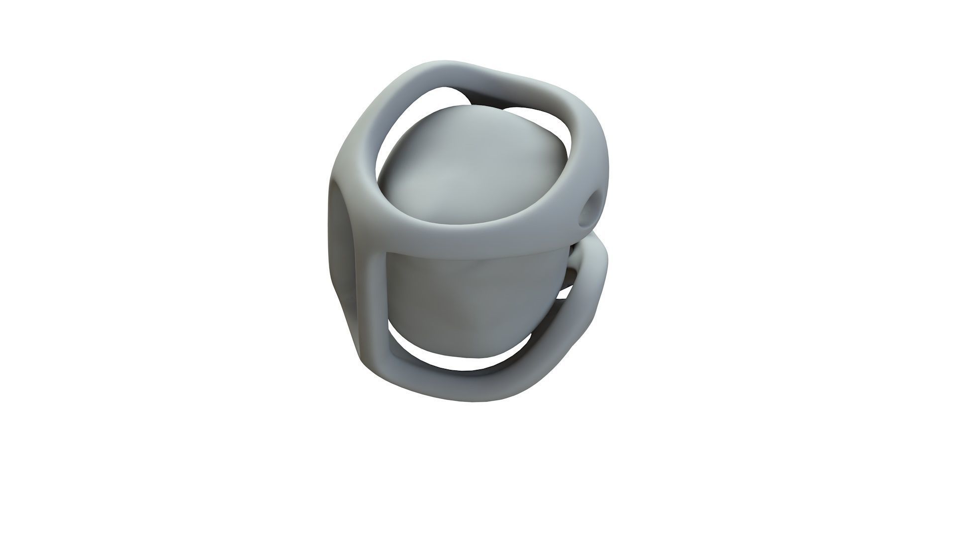 SciFi Shape Object Low Poly 127 Low-poly 3D model_17