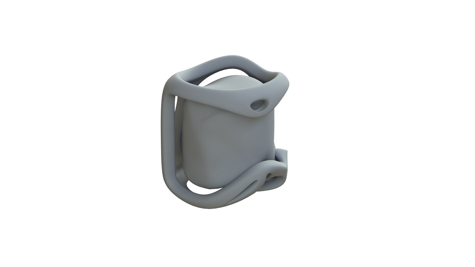 SciFi Shape Object Low Poly 127 Low-poly 3D model_10