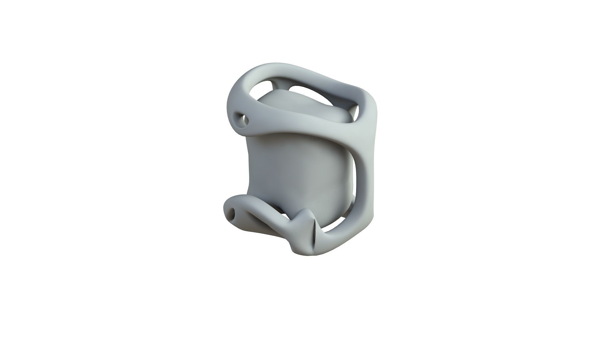 SciFi Shape Object Low Poly 127 Low-poly 3D model_5