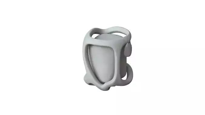 SciFi Shape Object Low Poly 125 Low-poly 3D model