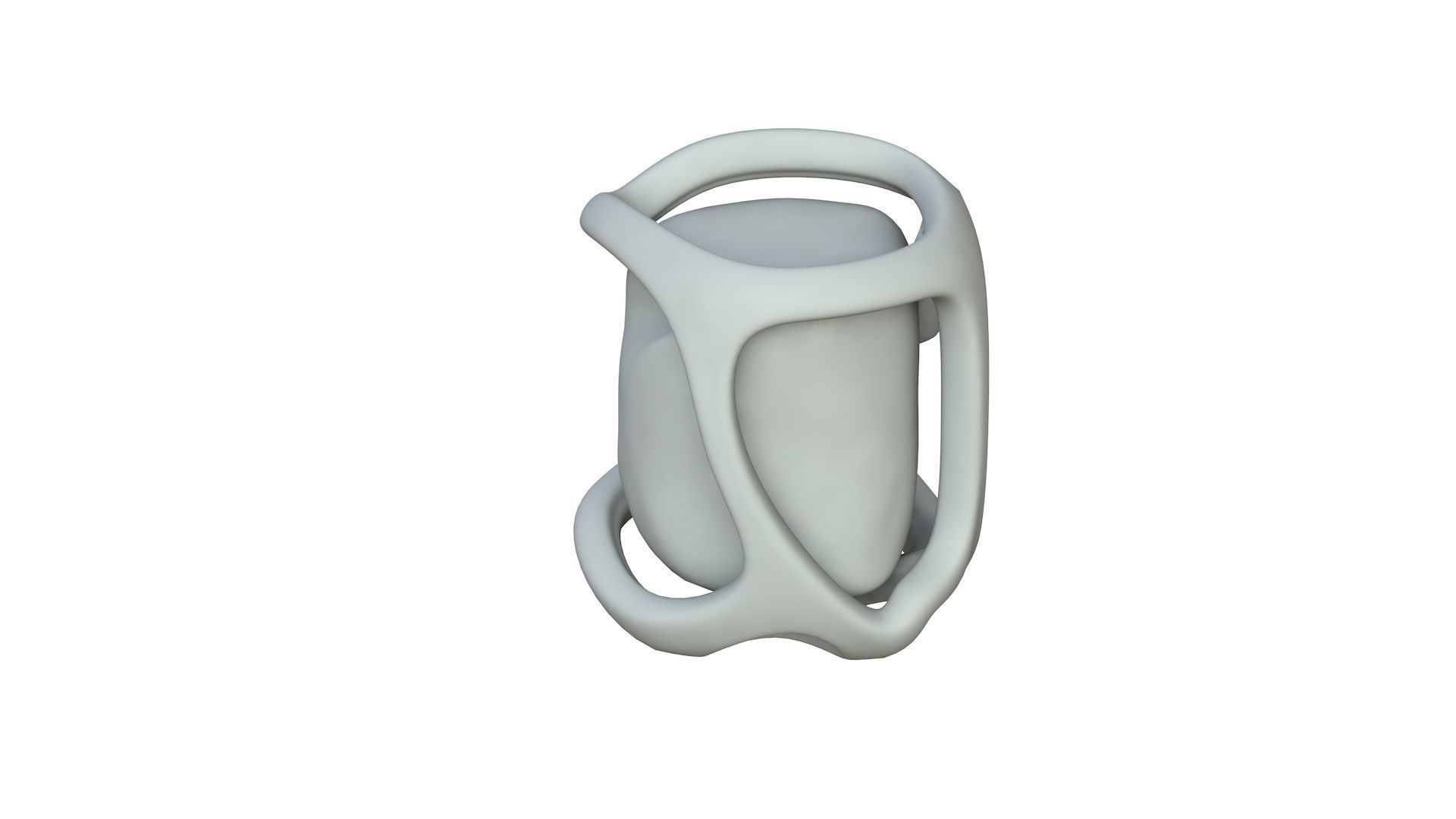 SciFi Shape Object Low Poly 125 Low-poly 3D model_2