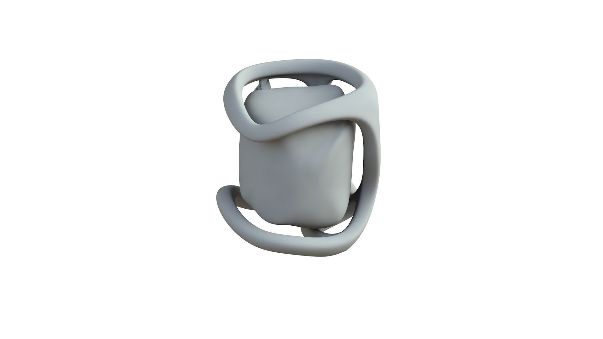 SciFi Shape Object Low Poly 125 Low-poly 3D model_6