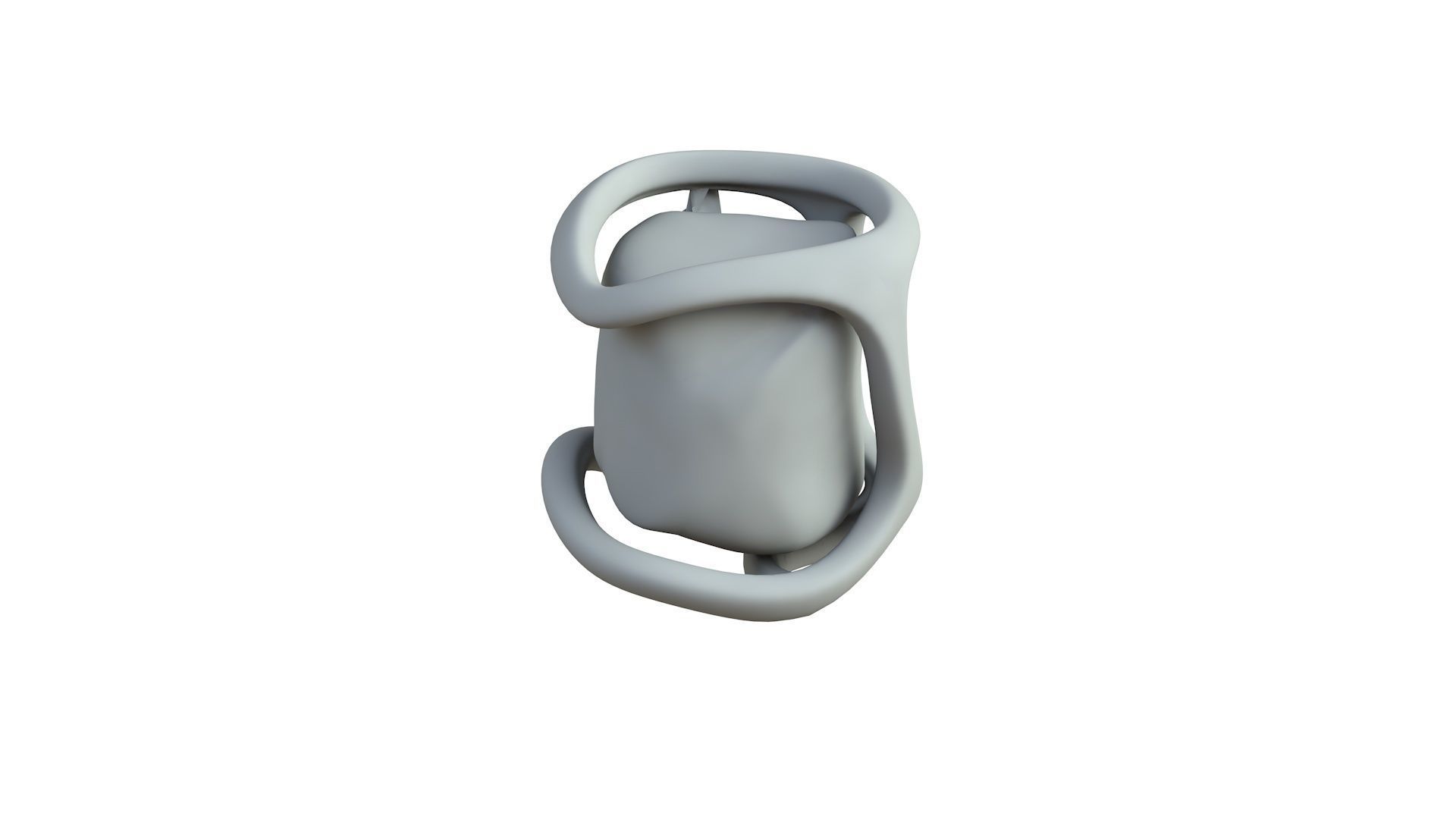 SciFi Shape Object Low Poly 125 Low-poly 3D model_5