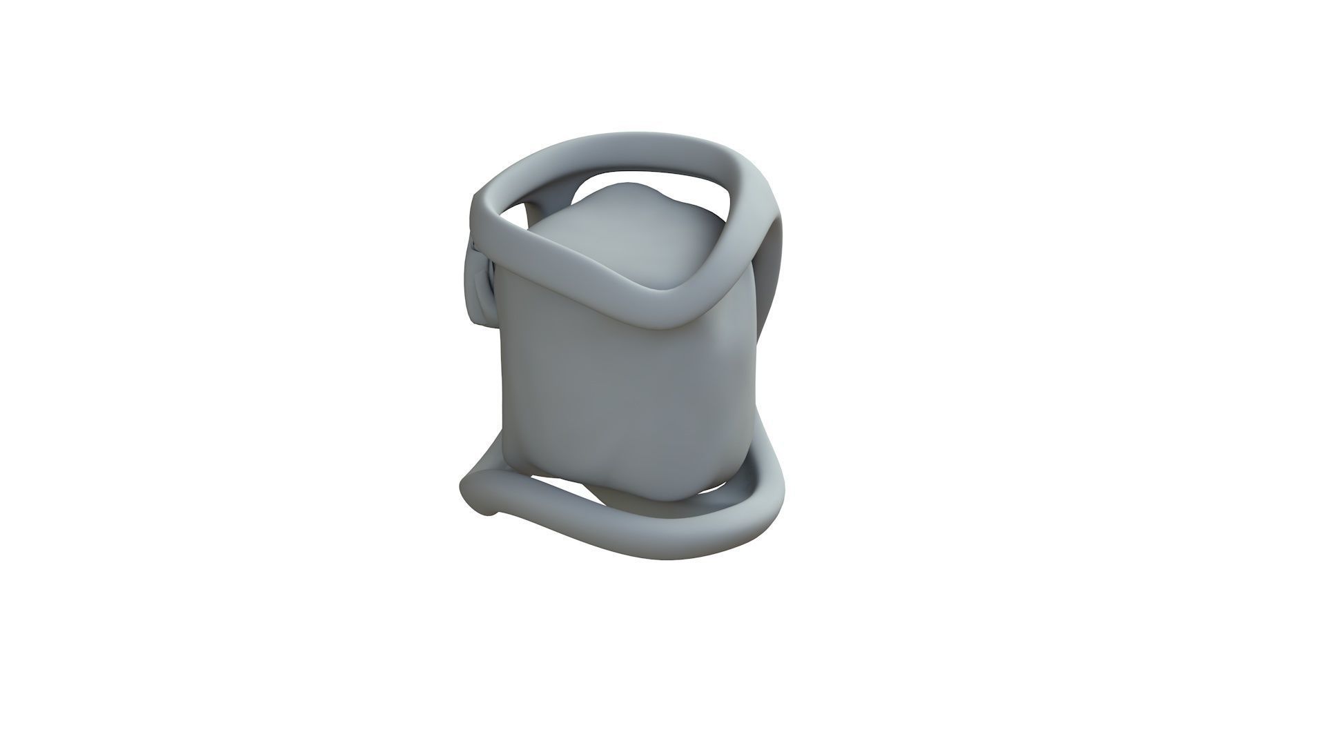SciFi Shape Object Low Poly 125 Low-poly 3D model_9