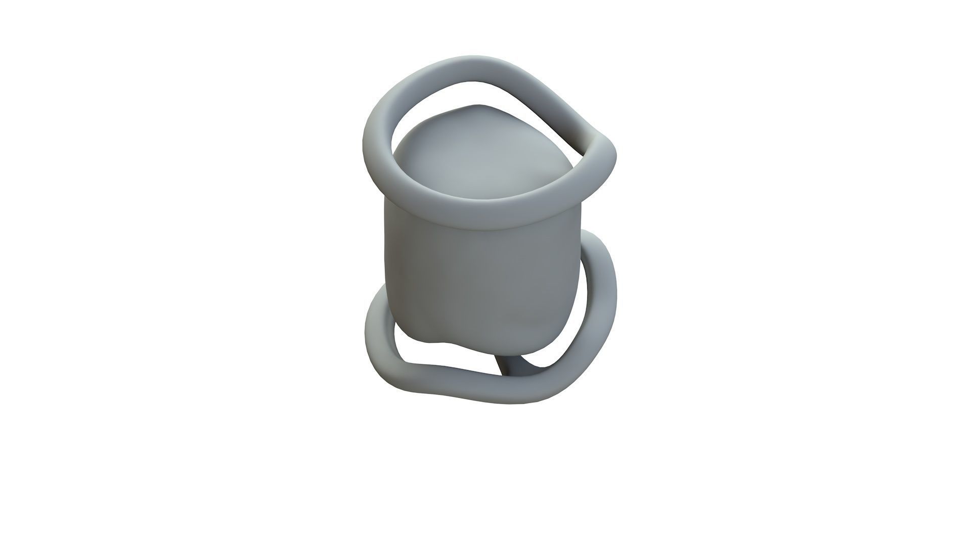 SciFi Shape Object Low Poly 124 Low-poly 3D model_14