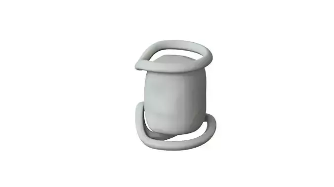 SciFi Shape Object Low Poly 124 Low-poly 3D model