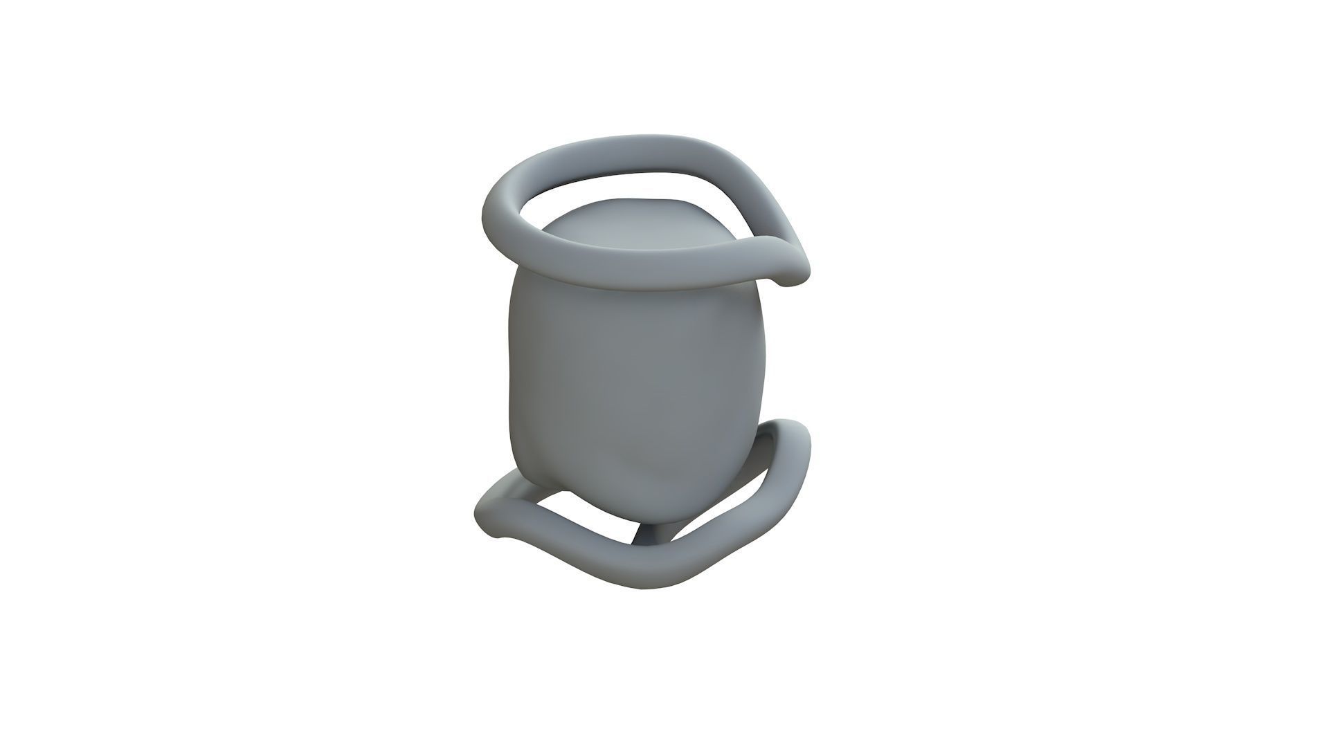 SciFi Shape Object Low Poly 124 Low-poly 3D model_10