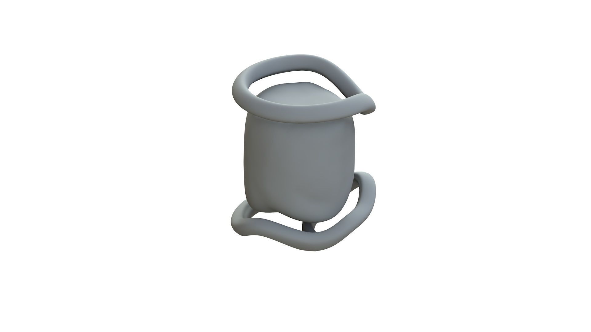 SciFi Shape Object Low Poly 124 Low-poly 3D model_11