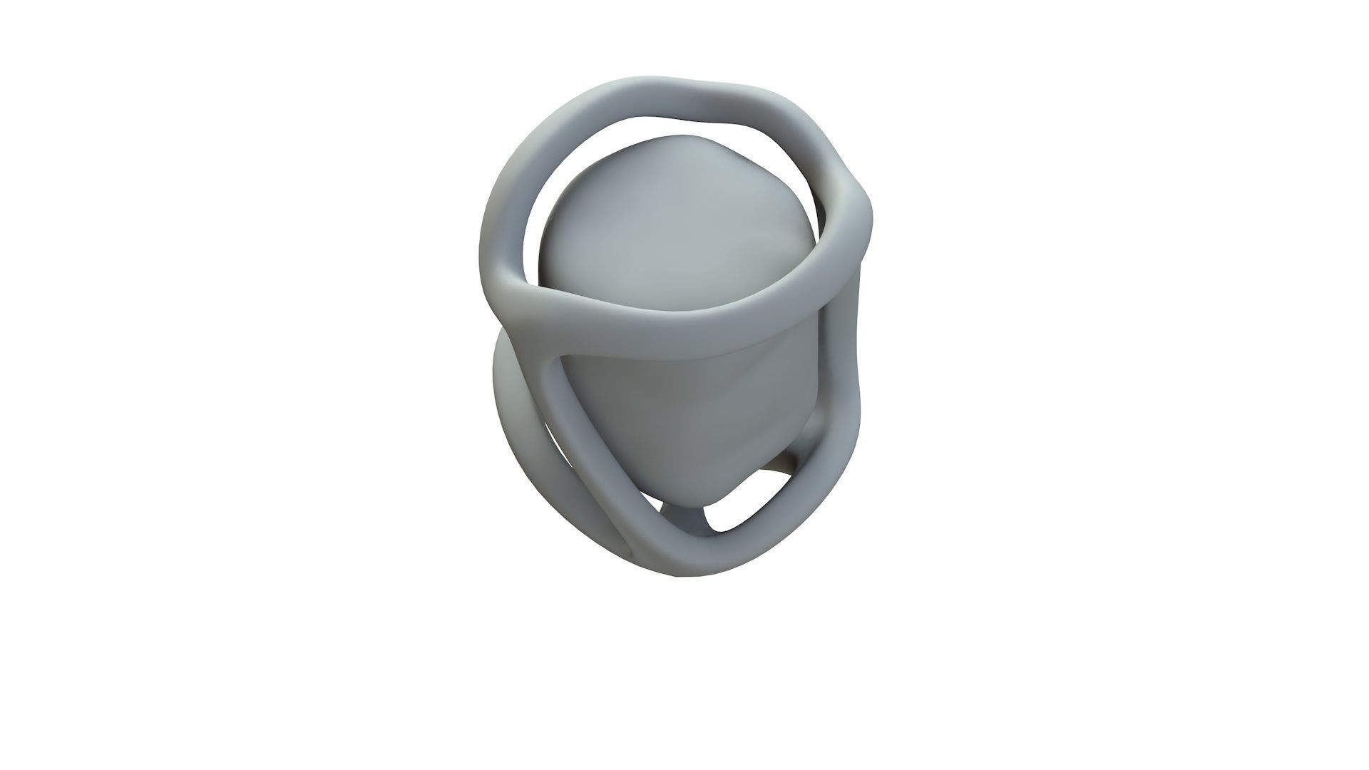 SciFi Shape Object Low Poly 123 Low-poly 3D model_15