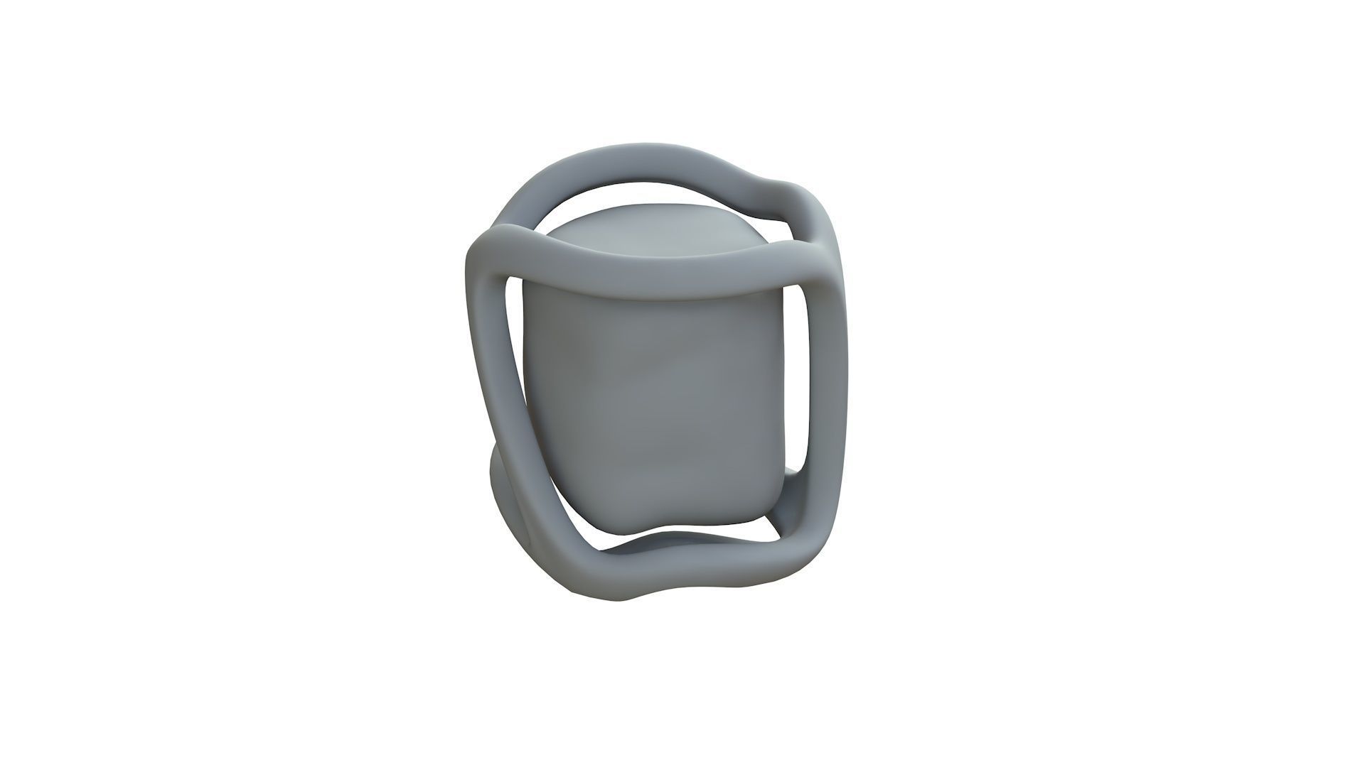 SciFi Shape Object Low Poly 123 Low-poly 3D model_10