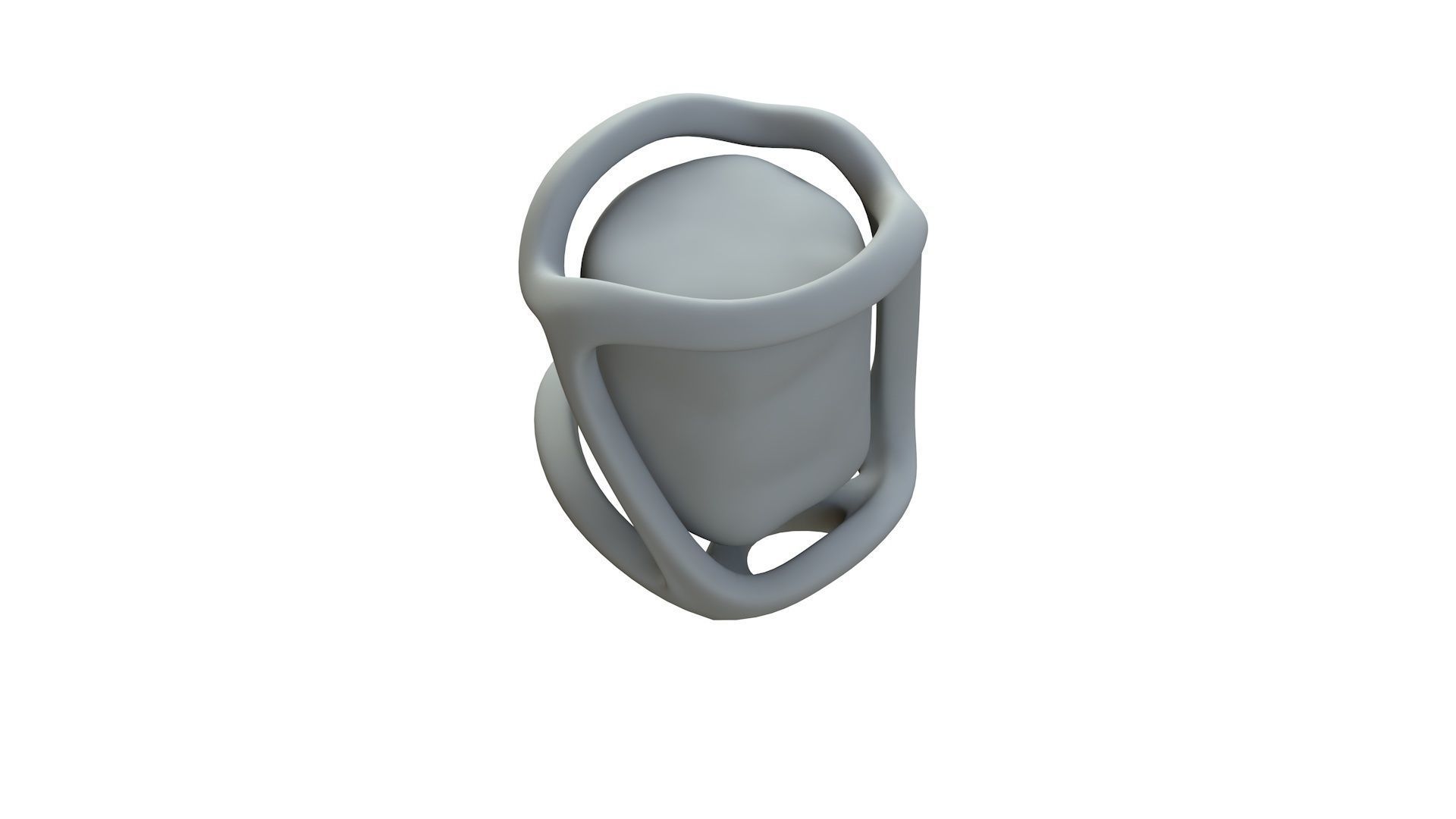 SciFi Shape Object Low Poly 123 Low-poly 3D model_14